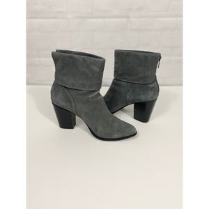 Alfani Gray Suede Boots Size 10